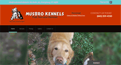 Desktop Screenshot of musbrokennels.com